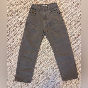 Rudy Jude Utility Canvas Jeans in Sage size 1